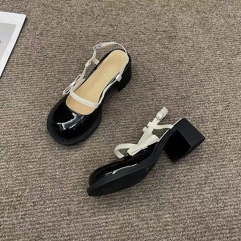 Mary Trân bọc dép cao gót dép sỏ ngón nữ đế cao