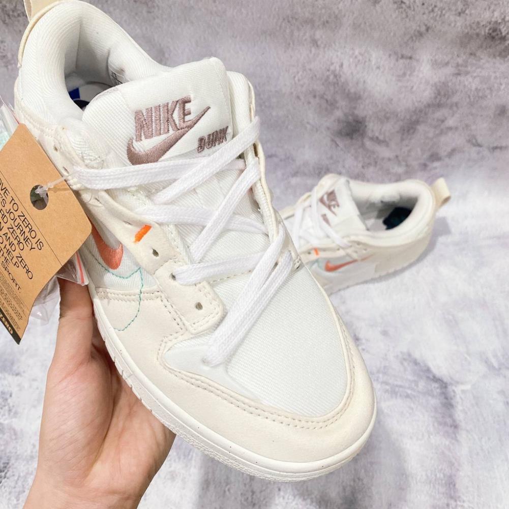 Giày thể thao S_B Dunk Low Dis'rupt 2 ‘Pale Ivory Black’ Trắng hồng, Giày Sneaker SB trắng hồng