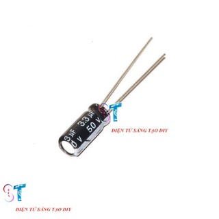 Tụ hóa 50v 3.3uf 5x11mm tần số cao