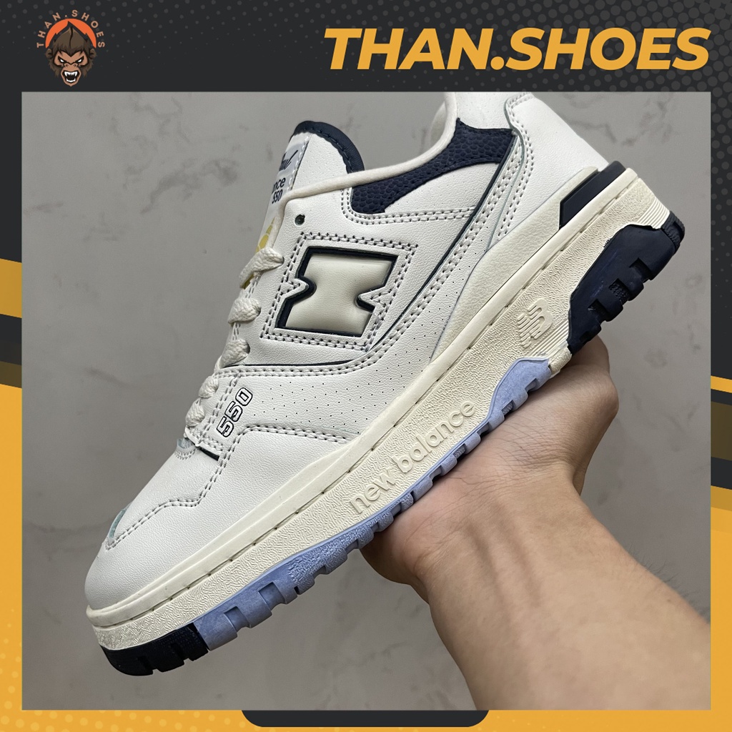Giày New Balance 550 Rich Paul, NB 550 Xanh Kem - Than.Shoes