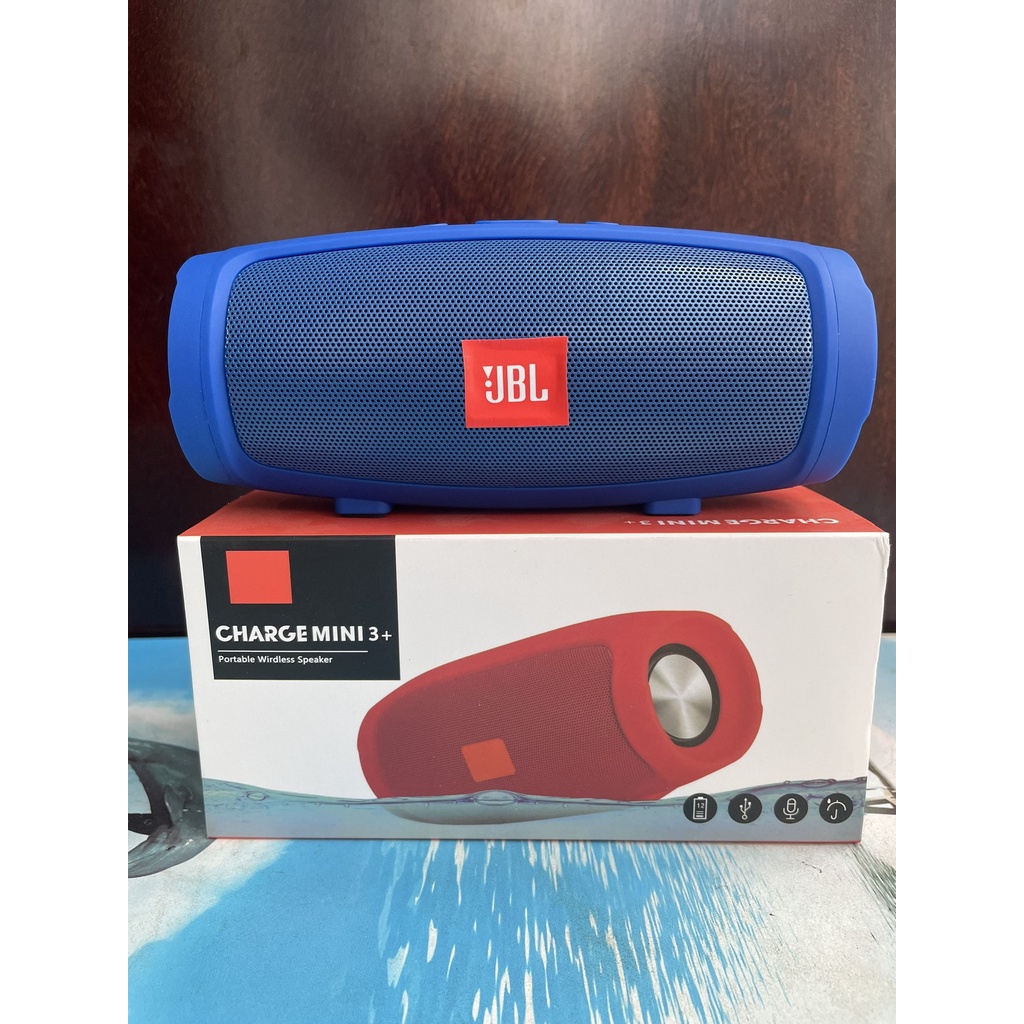 Loa bluetooth JBL Charge 3 + Mini không dây, âm thanh hay ấm, bass mạnh, cắm được usb và thẻ nhớ chính hãng PHUKIENCHAT