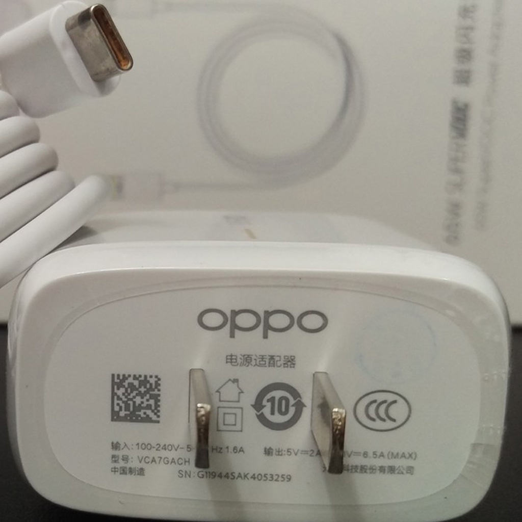 Sạc nhanh OPPO 65W Chính Hãng Super Vooc Siêu Nhanh kèm cáp sạc nhanh BACARAT - Bảo hành 30 ngày