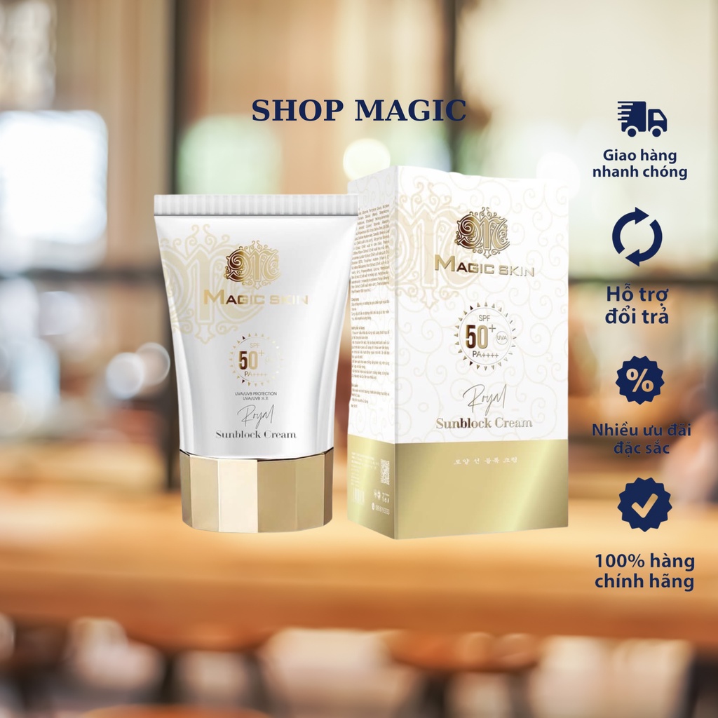 Kem chống nắng thảo dược hoàng cung Magic skin Royal sunblock cream