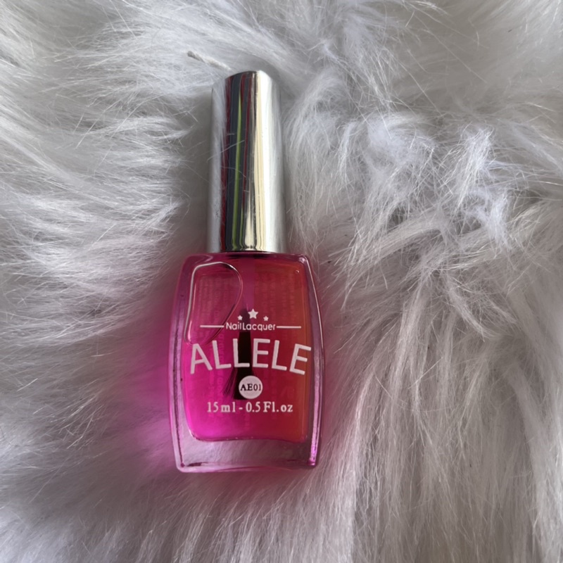 Sơn dưỡng móng tay sơn bóng  trắng bóng hồng ALELE 15ml 💥TẬN GỐC💥nuôi dưỡng móng tay chân sơn nhanh khô, không vàng móng