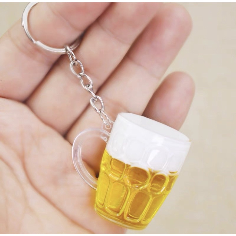 Móc khoá hình cốc bia hơi vui nhộn