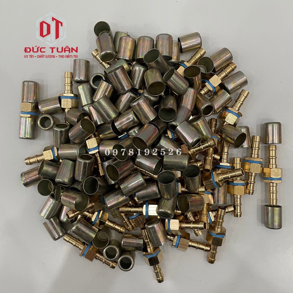 Bộ Ép Cốt Đầu Dây Rửa Xe Áp Lực ( 50 Bộ / Túi )