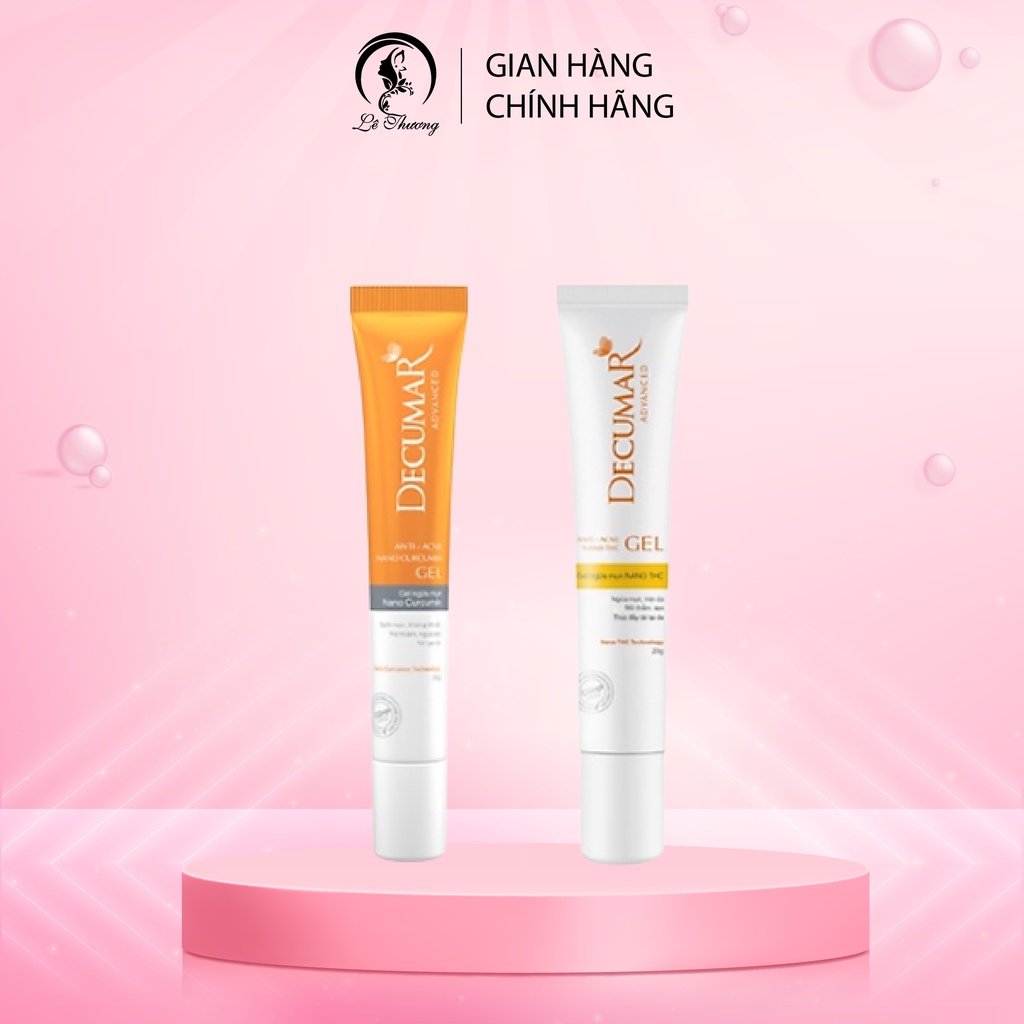 Combo 2 Sản Phẩm Ngừa Mụn Sáng Da Decumar Advanced Sạch Các Loại Mụn