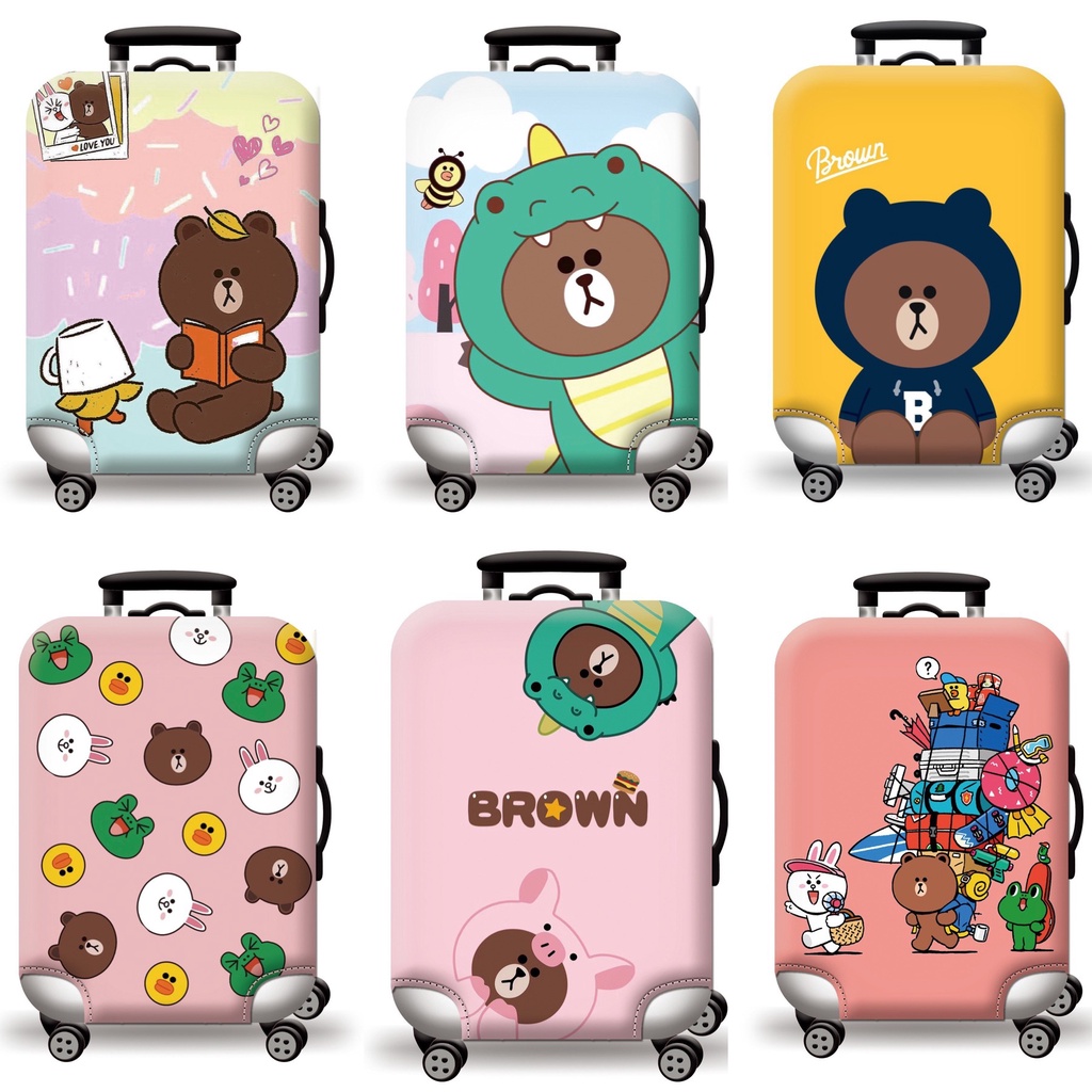 Túi bọc bảo vệ vali-Áo trùm vải thun siêu dai, co giãn 6 chiều- Mickey