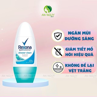  Lăn Khử Mùi Rexona Mát Lạnh Sảng Khoái Cho Nữ Shower Clean 50ml 