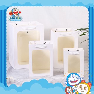 TÚI XÁCH GIẤY KIẾNG CÓ QUAI ĐỰNG QUÀ TẶNG DORAEMON Quà sinh nhật, quà lưu niệm