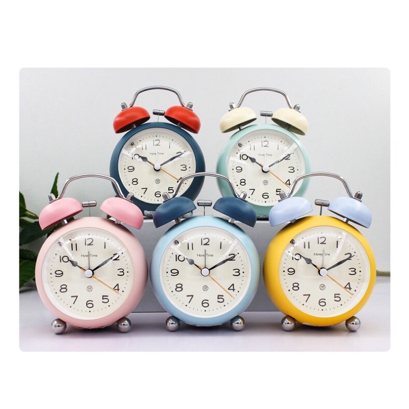Đồng hồ báo thức  để bàn có chuông reo và đèn led