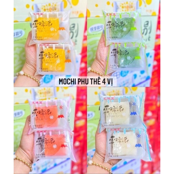 Bánh Bông Lan Mochi Phu thuê 4 vị