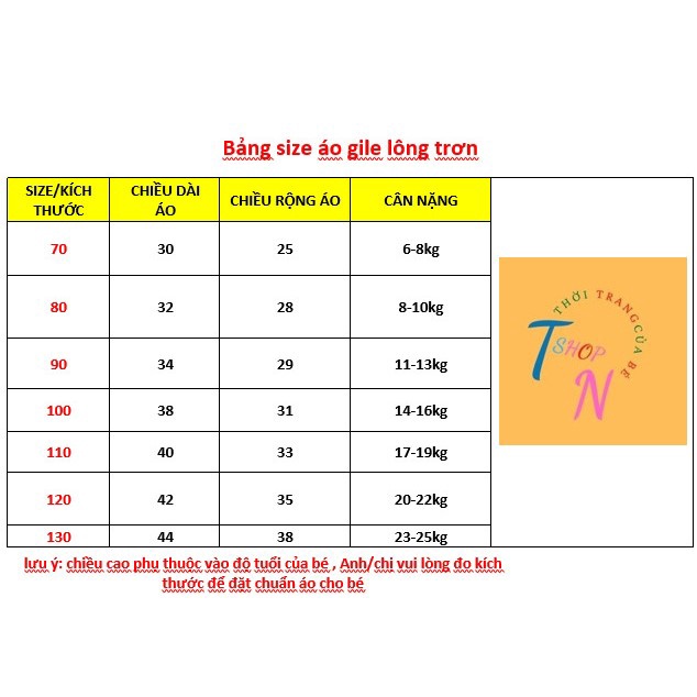 Áo gi lê khoác trẻ em, áo gile hàng quảng châu không rụng lông cho bé trai bé gái