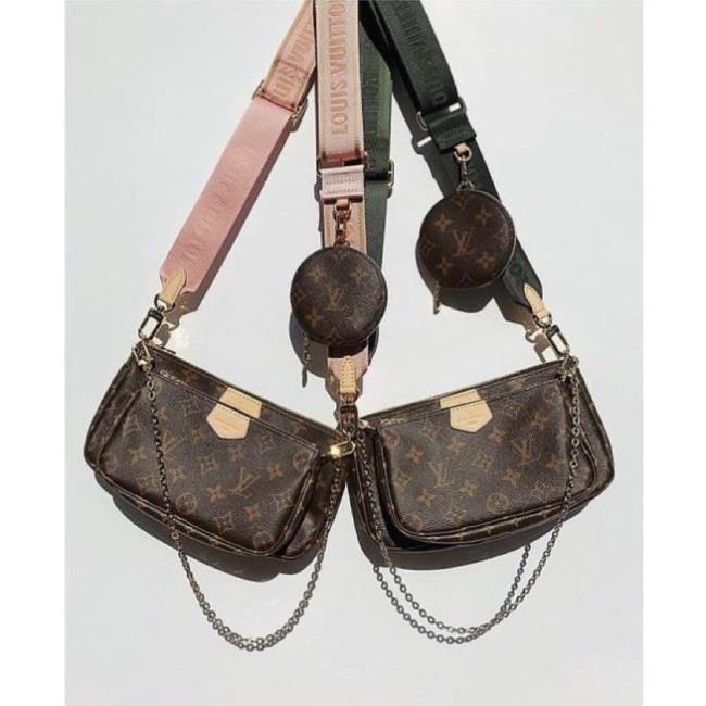 Túi Xách LV Multi Pochette Hồng Xanh  -  By Willow.luxury