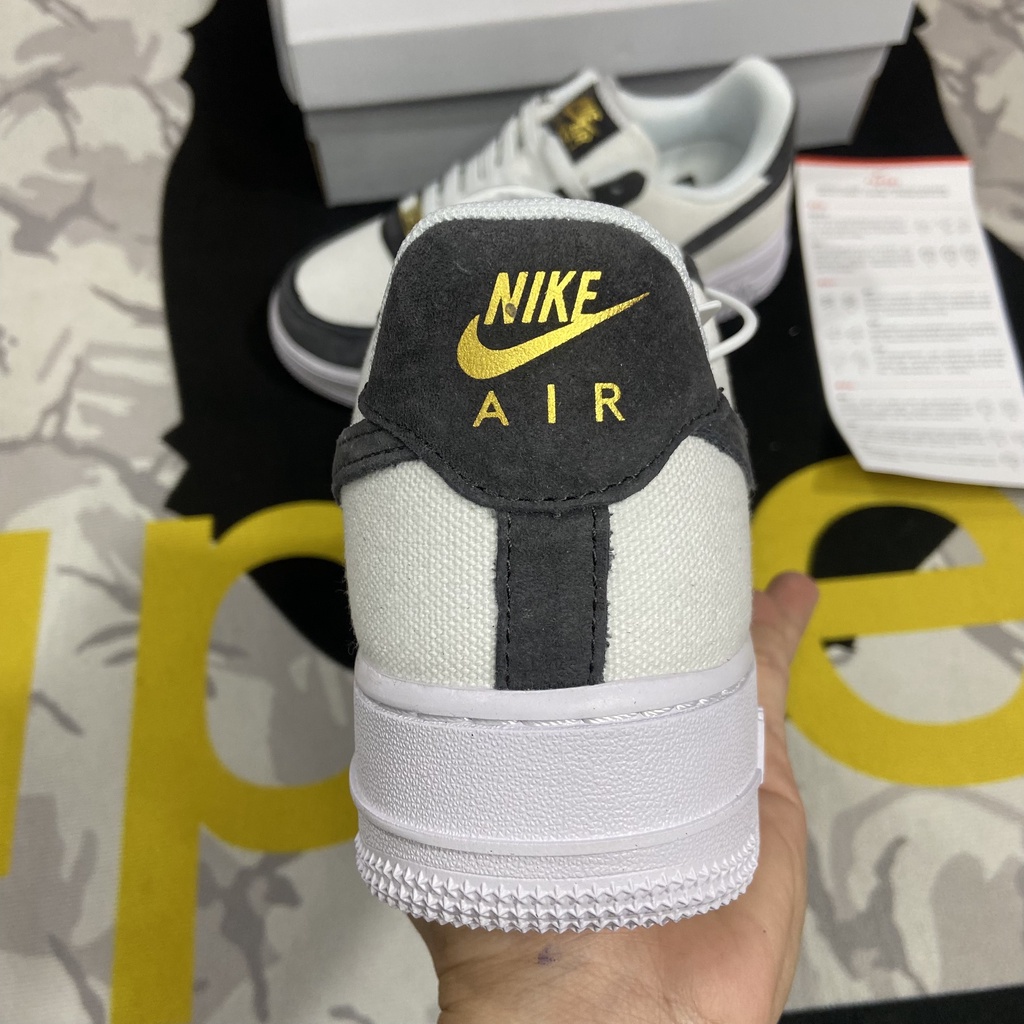 Giày_nike air force 1 xám lông chuột, AF1 bản cao cấp full size nam nữ