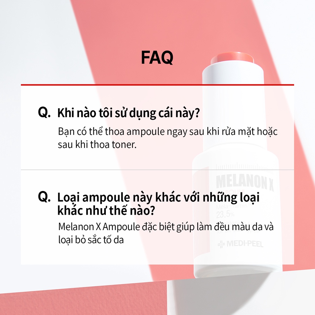 Medi-Peel Serum MEDIPEEL mờ nám tàn nhang sáng da ngăn ngừa lão hóa dưỡng da cấp ẩm làm trắng Melanon X Ampoule 30ml
