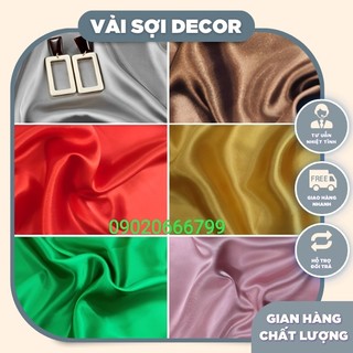 Phông nền chụp ảnh VẢI LỤA BÓNG mềm các màu ( khổ rộng 1,5m )