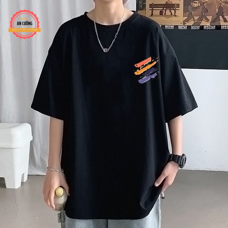 Áo thun nam, áo phông nam tay ngắn cổ tròn chất cotton\, dày dặn thoáng mát ATN046 - An Cường Fashion