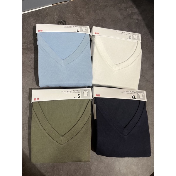 Áo phông nam uniqlo cổ tim