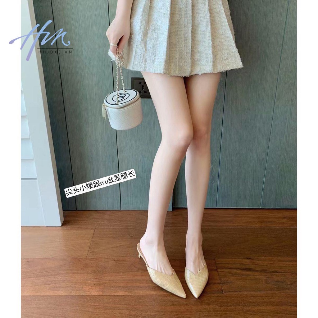 Giày Lười Da Mũi Vuông Đế Dày Phong Cách Anh Quốc Thời Trang Cho Nữ