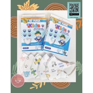 THÙNG 100 CÁI KHẨU TRANG 5D CHO BÉ