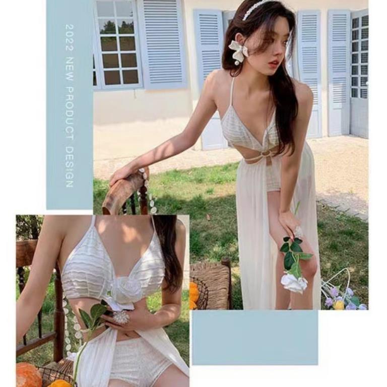Bộ Đồ Bơi Ba Mảnh Dáng Ôm Thời Trang Quyến Rũ Cao Cấp Cho Nữ | BigBuy360 - bigbuy360.vn