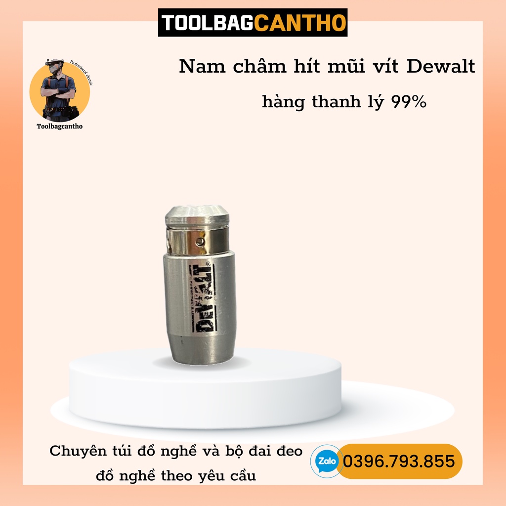 Nam châm hít mũi vít Dewalt hàng 99%