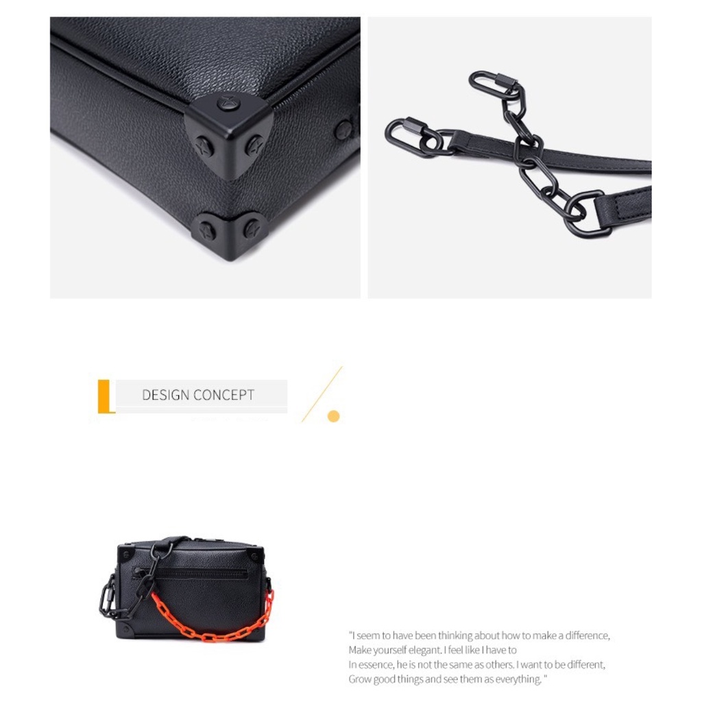 Túi hộp đeo chéo nam Kari túi xách đeo vai thời trang unisex nam nữ trẻ trung năng đông TK09