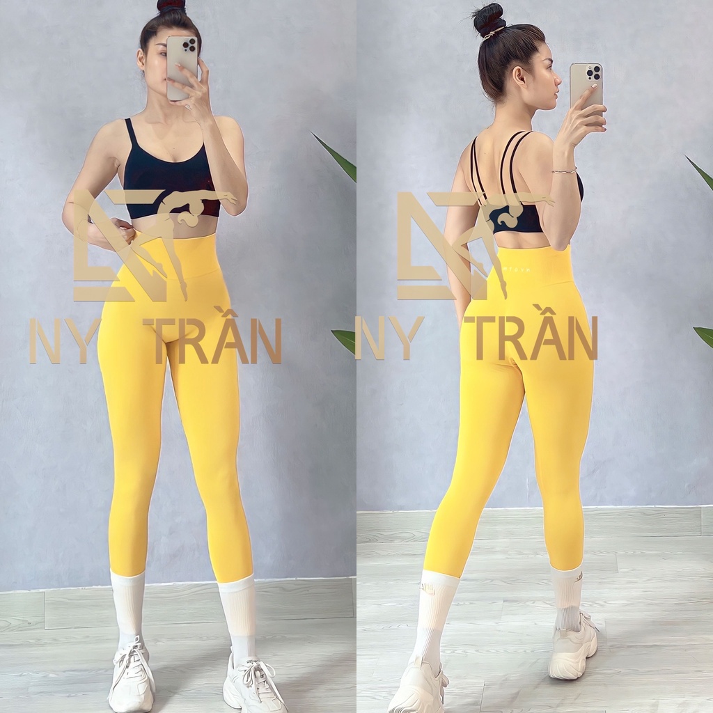 Quần dài NGVTN đồ tập gym Ny trần NT045  co giãn quần dày dặn chun mông hãng cao cấp