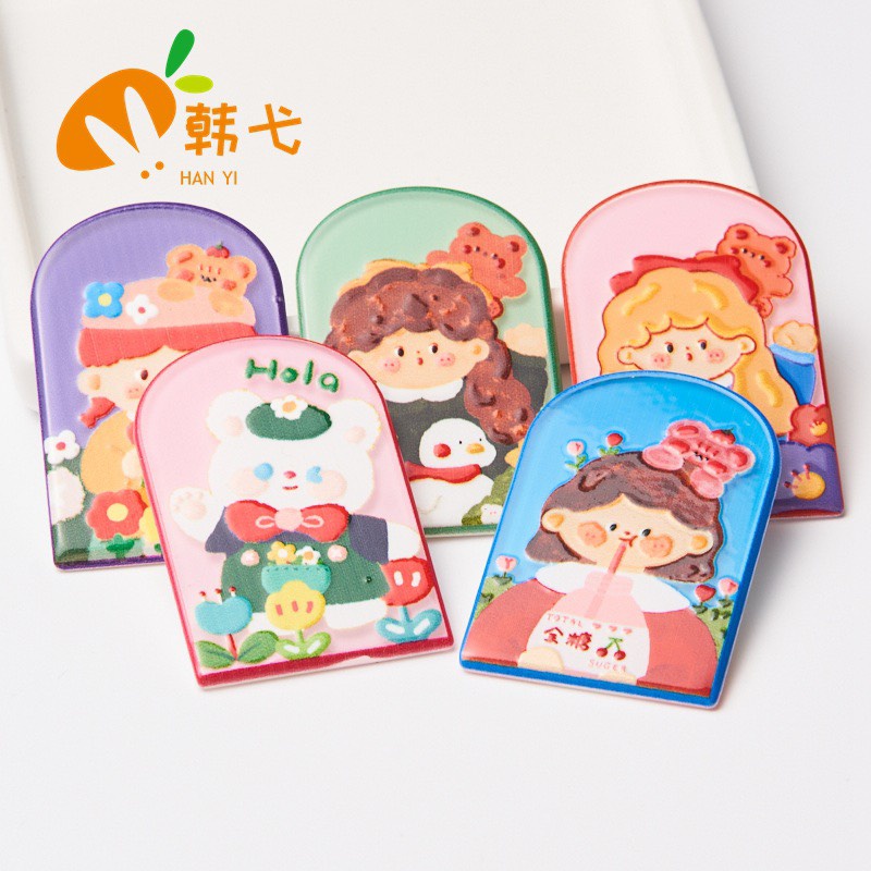 |Size lớn| Ghim cài cặp dễ thương - Huy hiệu cute sử dụng cho balo, túi tote, Phụ kiện, sticker, pin, cài trang trí áo
