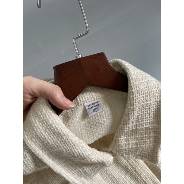 Áo dạ dáng sơmi suông 2Hand