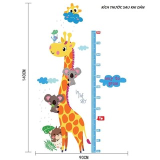 Thước Đo Chiều Cao Dán Tường