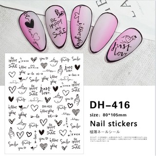 Sticker nail dán móng tay nhiều mẫu mới
