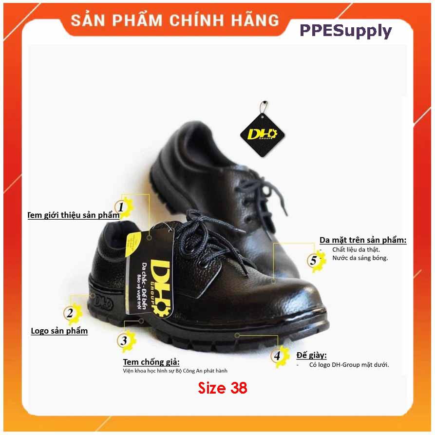 Giày EDH Group K14, giày bảo hộ lao động, giày công trình