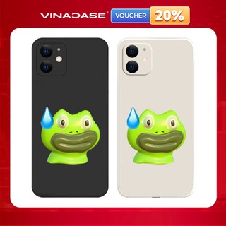 Ốp lưng Vina Case Vsmart Joy 3/Joy 4/Star 3/Aris/....dẻo đen in hình Ếch xanh