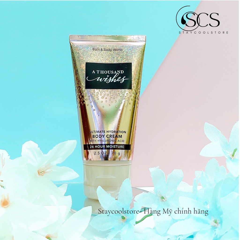 Kem dưỡng thể size nhỏ gọn du lịch body cream travel size Bath & Body Works 70g