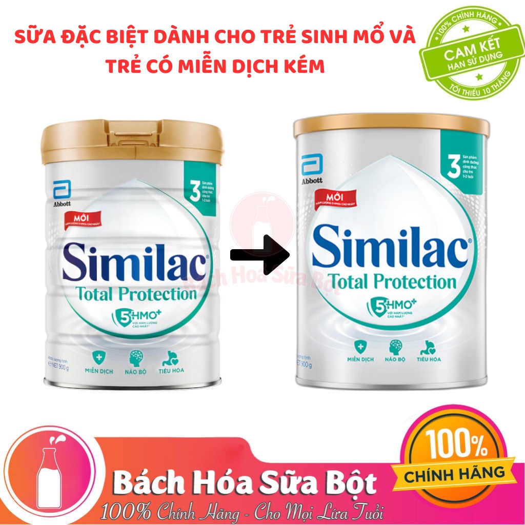 Sữa Bột Abbott Similac Total Protection số 3 (900g) (Date: 02/2025)