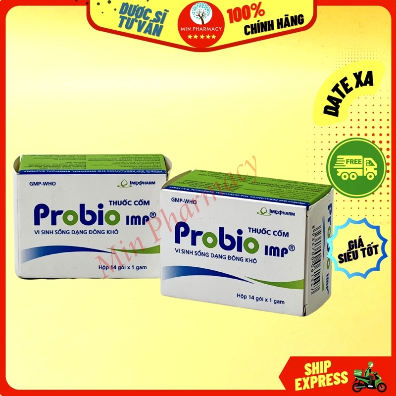 Probio IMP Imexpharm Men vi sinh hỗ trợ tiêu hoá (14 gói x 1g) - Minpharmacy