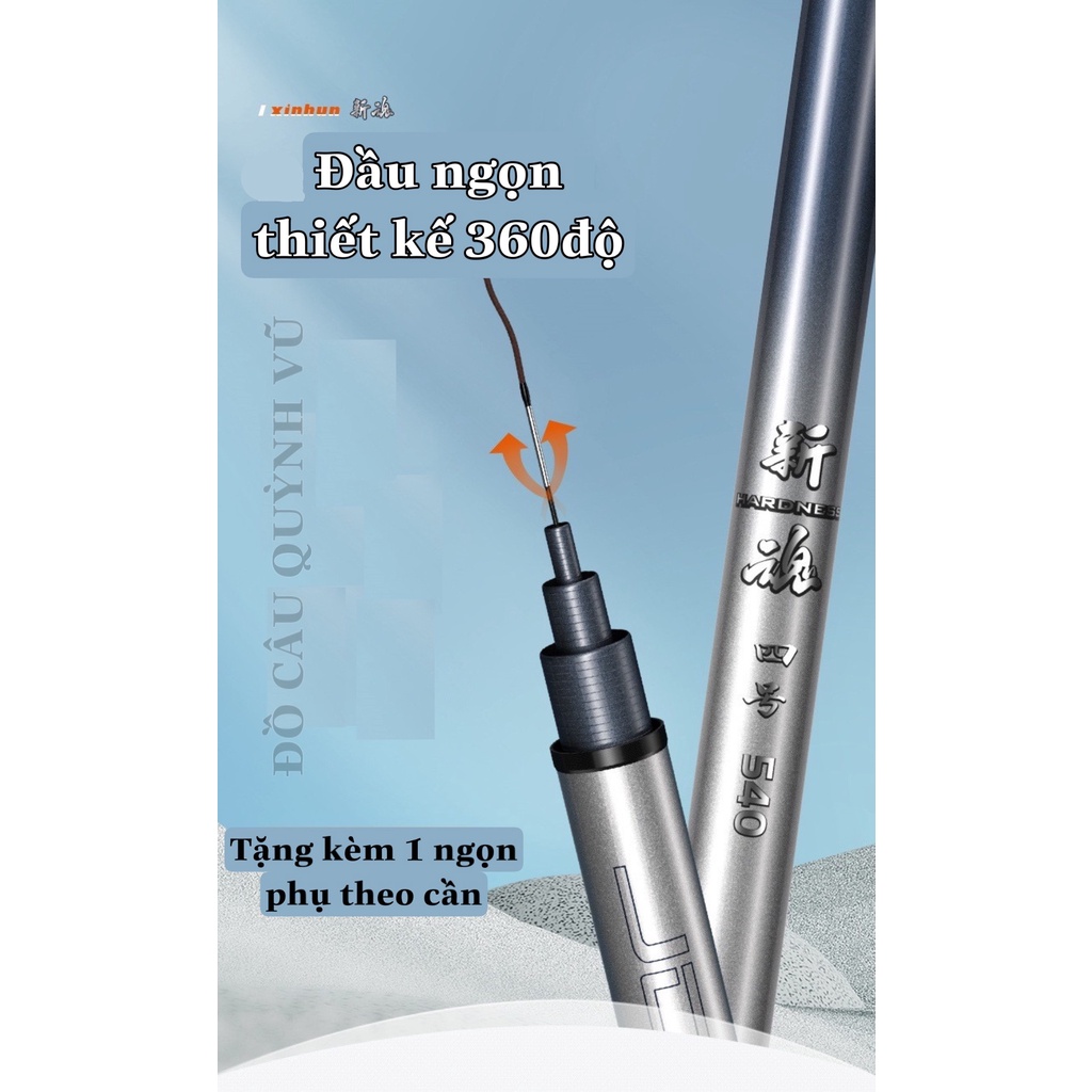 Cần câu cá Rô chép Tân hồn MC 4h 28i siêu cứng siêu nhẹ