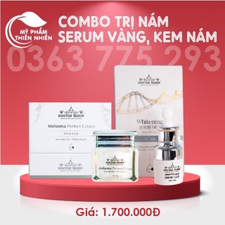 COMBO ĐT.NÁM-TAN NHANG DOCTOR QUEEN (ngừa các loại nám,sạm da,tàn nhang,làm sáng da,đều màu da.