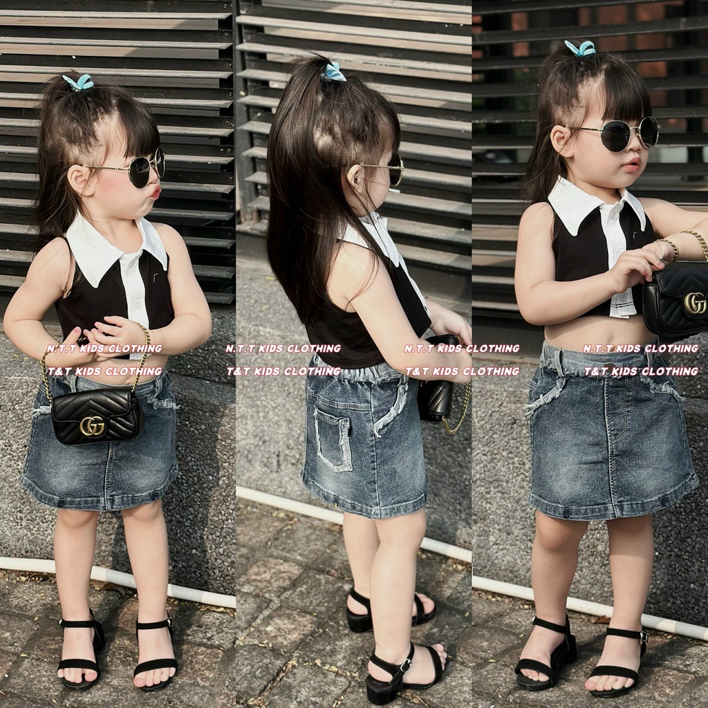 B766- SET ÁO YẾM CỔ ĐỨC CV BÒ