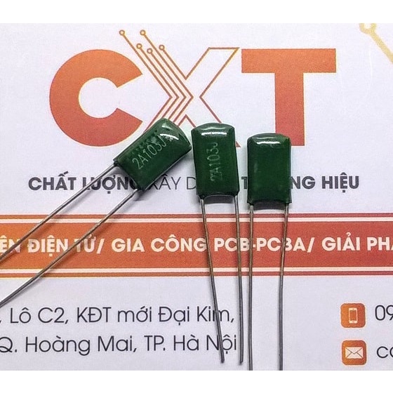 Tụ mica 2A103J 10nF 100V (10c)