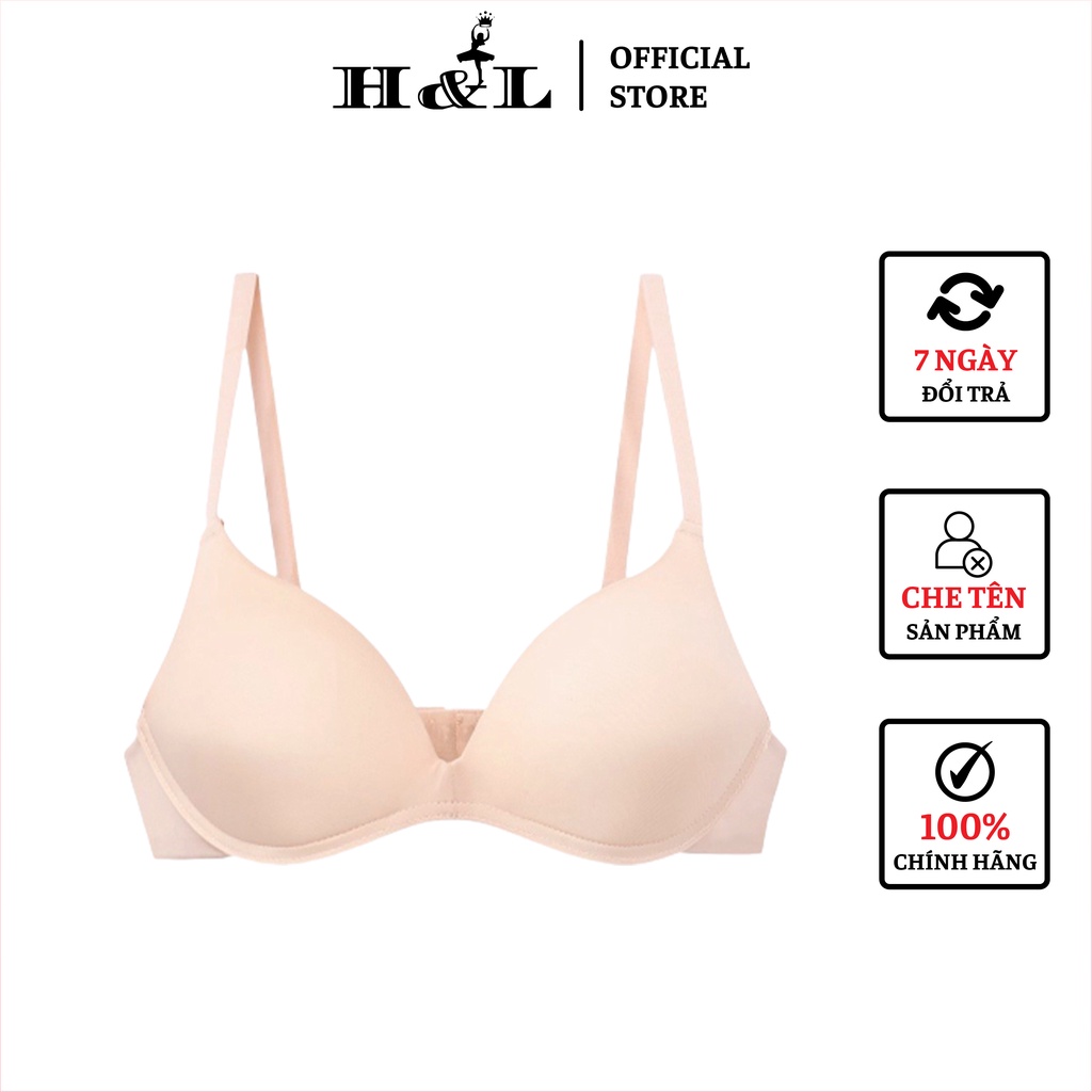 Áo ngực cotton mút mỏng, không gọng tránh bí tức vòng 1 thoải mái nhẹ nhàng HLBOUTIQUE A385