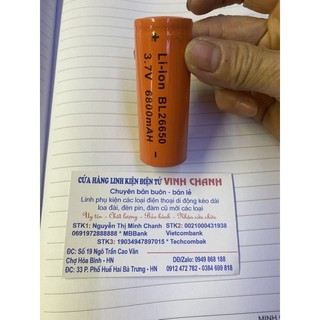 Pin sạc 3.7v bl26650