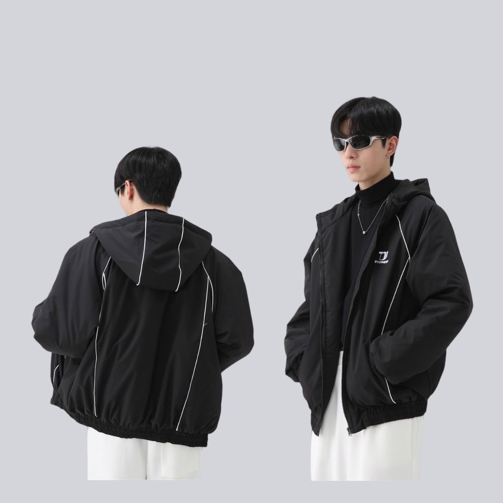 Áo khoác gió hàng Chính Hãng đôi nam nữ 2 lớp unisex chất liệu dù cao cấp unisex form rộng brand jacket 576TT