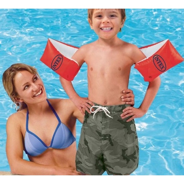 Phao bơi tay đỏ loại nhỏ - lớn INTEX 58641 - 58642