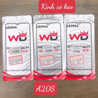 kính ép màn hình có keo oca samsung a20s - kính ép màn hình samsung a20s -  SM-A207F, SM-A207M, SM-A