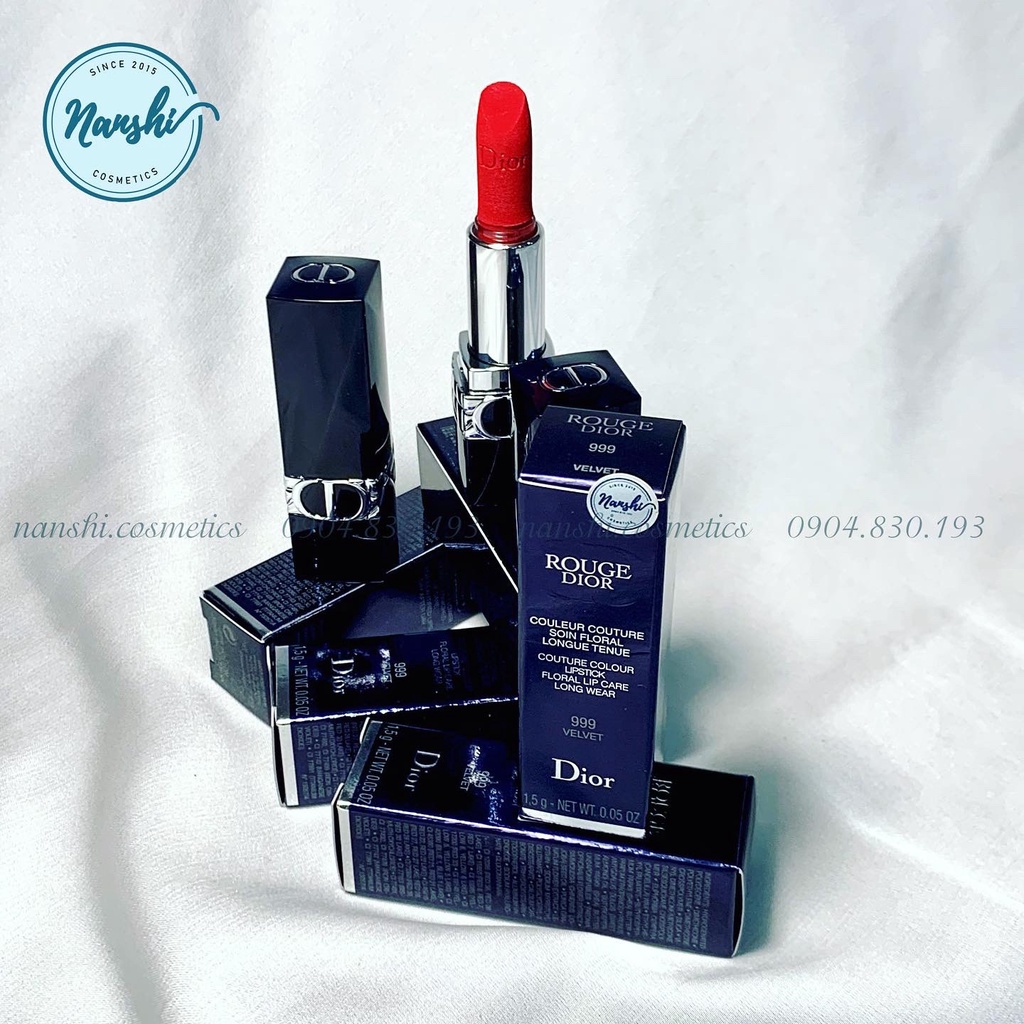 Son Dior Rouge Velvet 999 mini