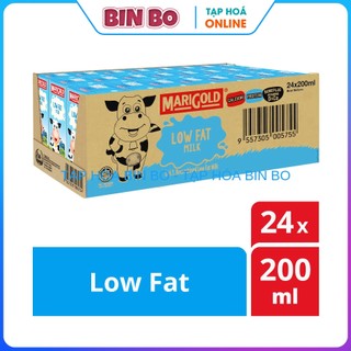 Sữa Marigold ít béo (Low Fat), Thùng 24 hôp 250ml