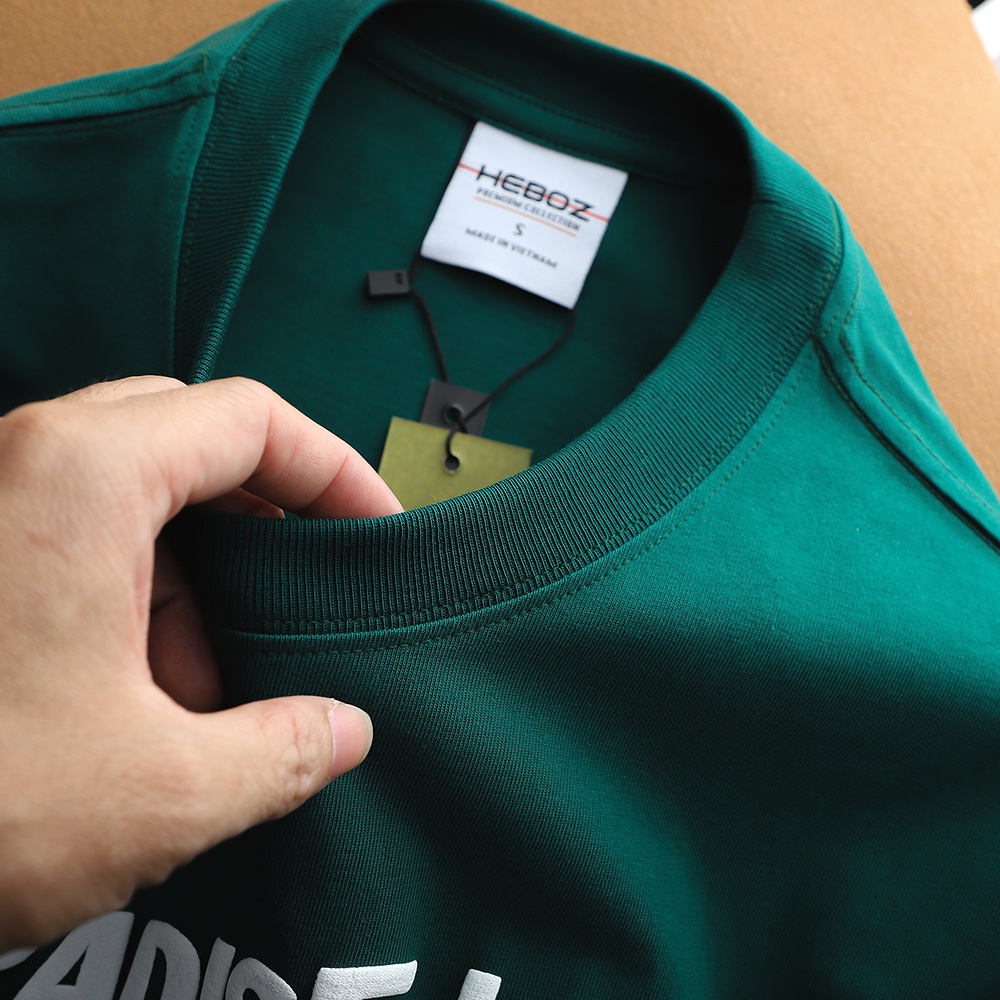 Áo thun nam cổ tròn chất vải cotton 2 chiều cao cấp summer ss23 Heboz 3M - 00001434